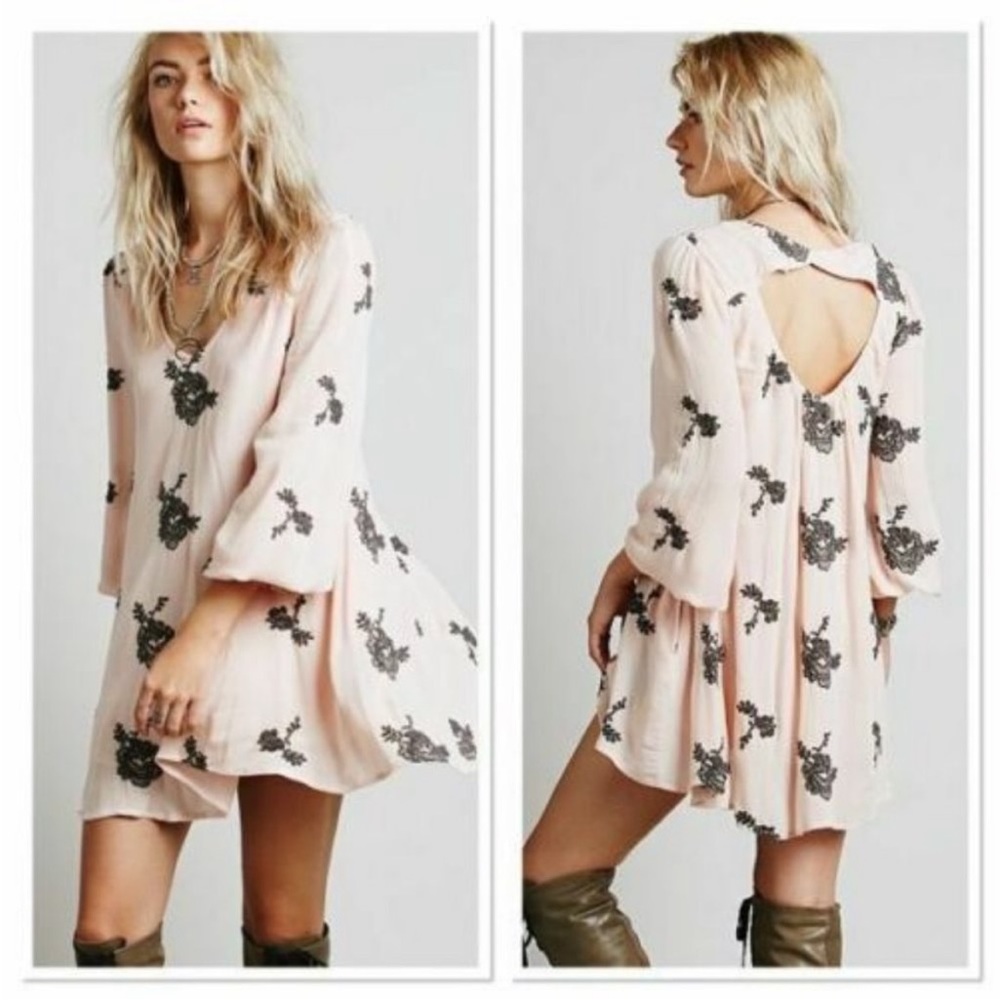 Free People Austin Emma pink mini dress - Picture 4 of 15